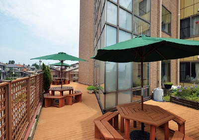 コミュニティーハウス内灘の風 テラス